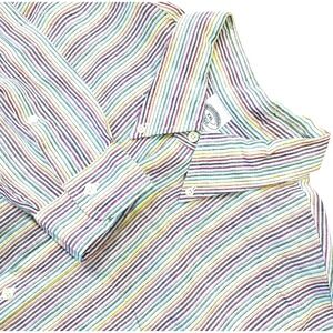 Brooks Brothers Multicolor Striped Casual Button-Down Shirt